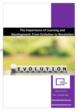 development from evolution to revolution