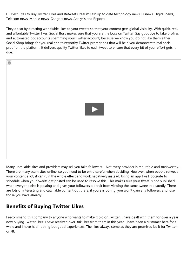 5 best sites to buy twitter likes and retweets