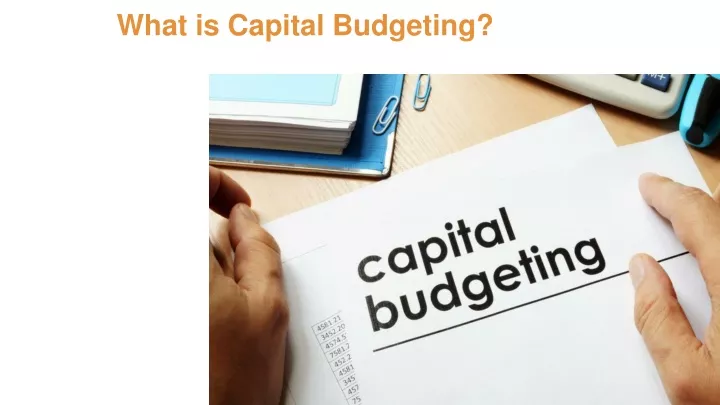 what is capital budgeting