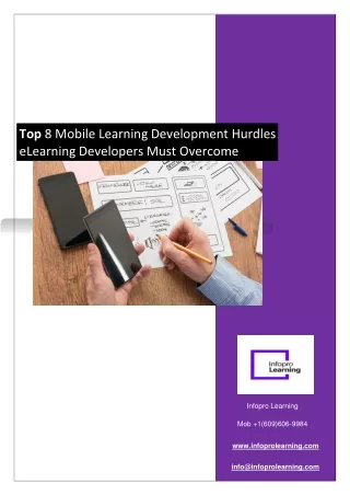 top 8 mobile learning development hurdles