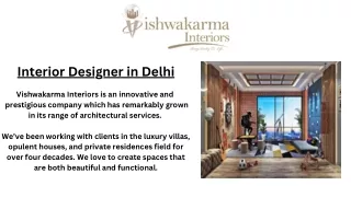 Interior Designer in Delhi