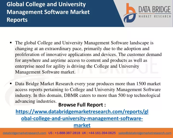 global college and university management software