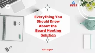 Everything You Should Know About the Board Meeting Solution (1)