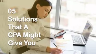 0 5 solutions that a cpa might give you