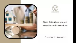 Fixed Rate & Low Interest Home Loans in Pakenham