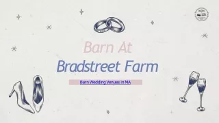 Old World Charm in Barn Wedding Venue in Massachusetts