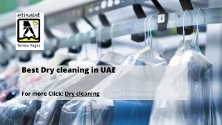 Best Dry cleaning in UAE
