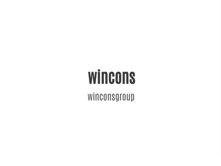 wincons winconsgroup