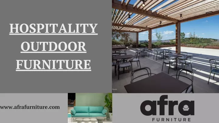 hospitality outdoor furniture