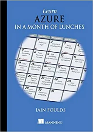 READ Learn Azure in a Month of Lunches