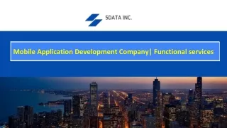 Mobile Application Testing Company| functionality tests