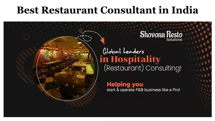 best restaurant consultant in india