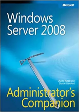 DOWNLOAD Windows Server 2008 Administrator s Companion