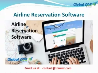 Airline Reservation Software