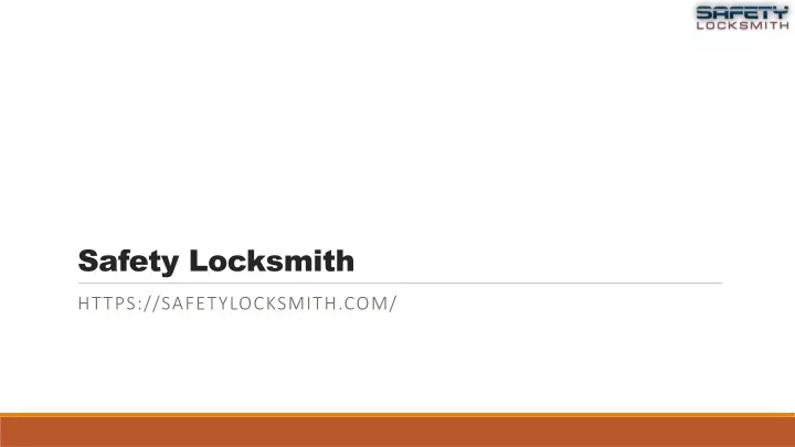 safety locksmith