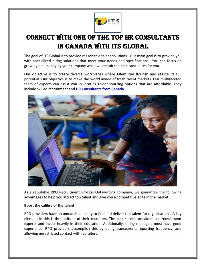 connect with one of the top hr consultants