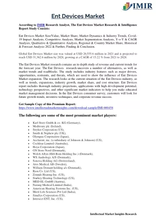 ent devices market