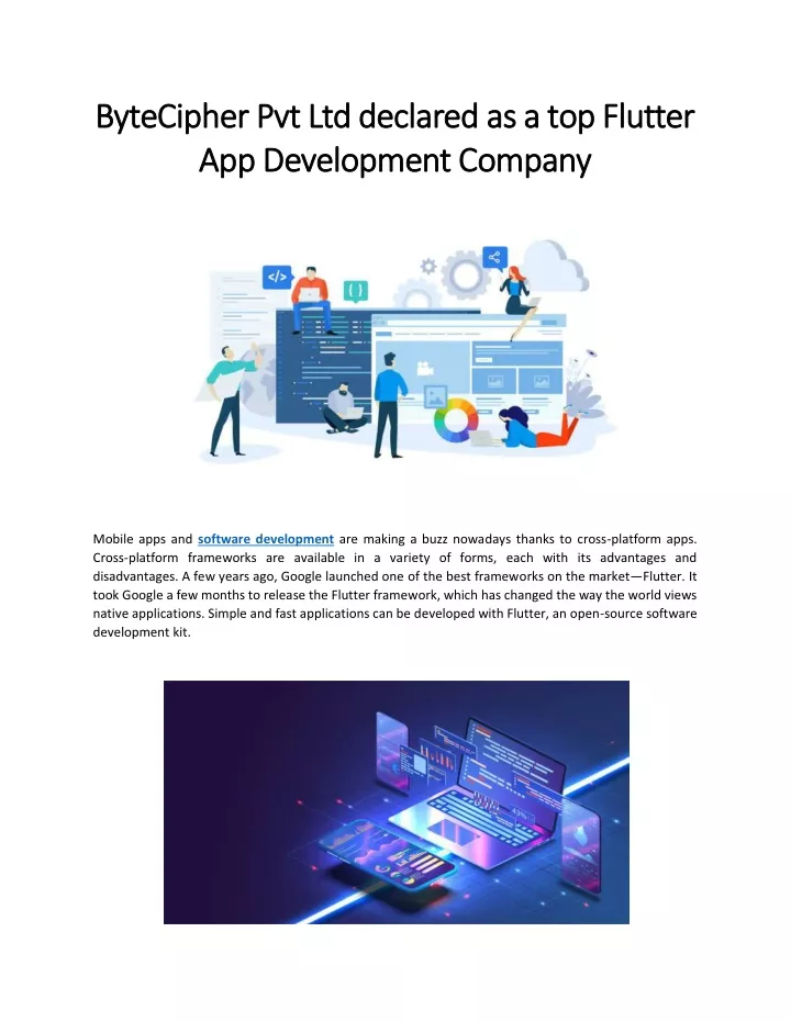bytecipher pvt ltd declared as a top flutter