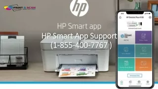 HP Smart App Support  (1-855-400-7767 )