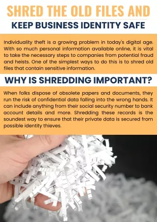Customised Document Shredding Solution for your Business