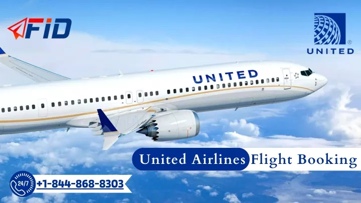 PPT United Airlines Flight Booking PowerPoint Presentation Free