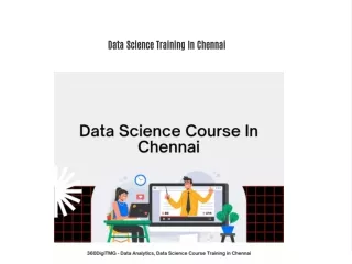 data science training in chennai