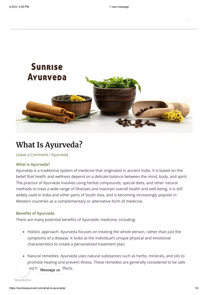 PPT - What Is Ayurveda? PowerPoint Presentation, Free Download - ID ...