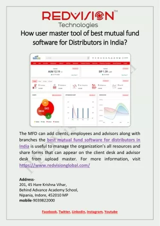 how user master tool of best mutual fund how user