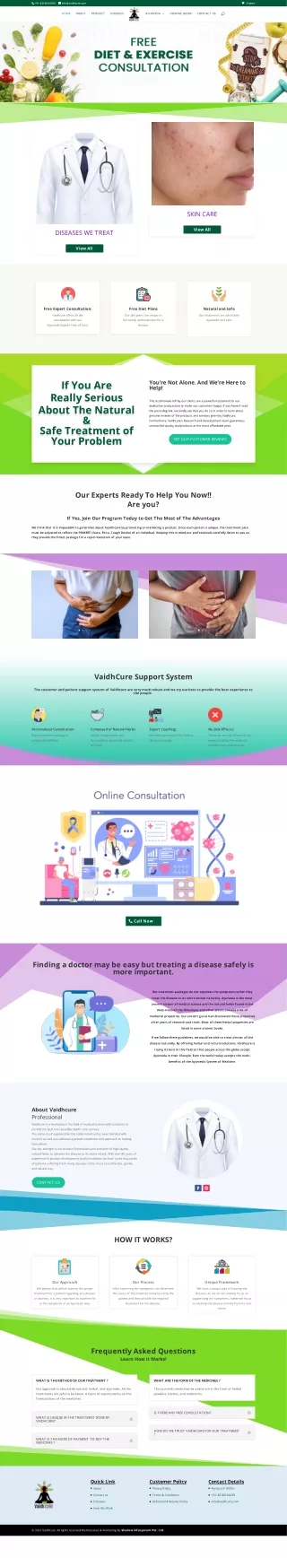 Vaidh Cure - Get free consultation for numerous diseases