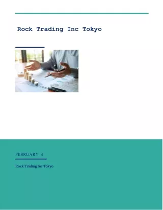 Review of Rock Trading Inc - The Advantages of International Trade