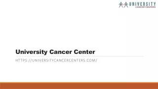 university cancer center