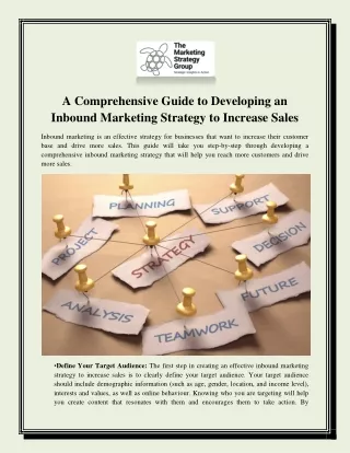 a comprehensive guide to developing an inbound