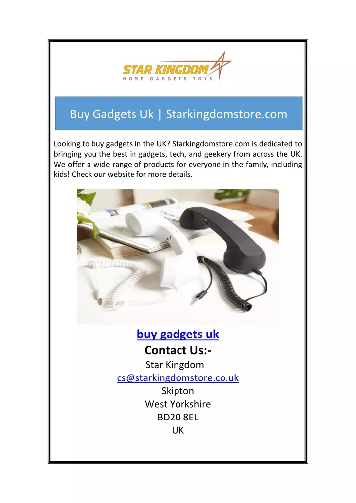 buy gadgets uk starkingdomstore com