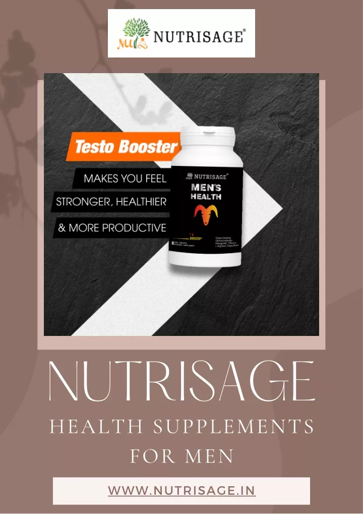 nutrisage health supplements for men