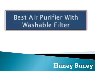 best air purifier with washable filter