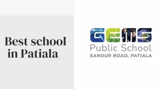 Best school in Patiala