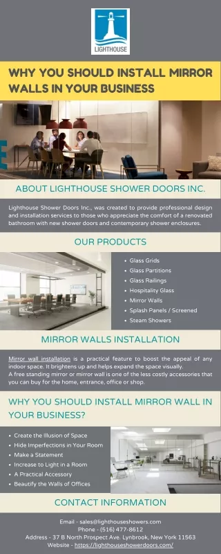 why you should install mirror walls in your