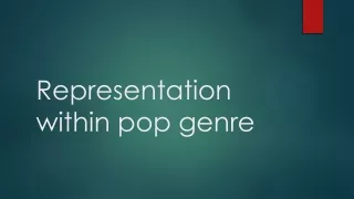 rep of pop genre