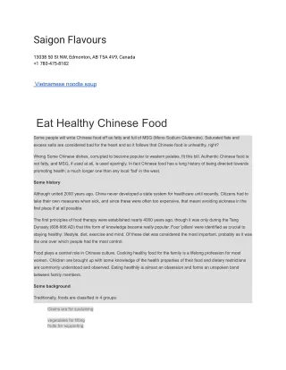 saigon flavours