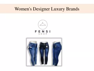 Women's Designer Luxury Brands