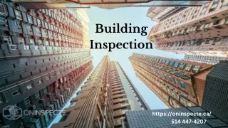 Building Inspection |514 447-4207 | office 123 Terrebonne QC J6X 4J9