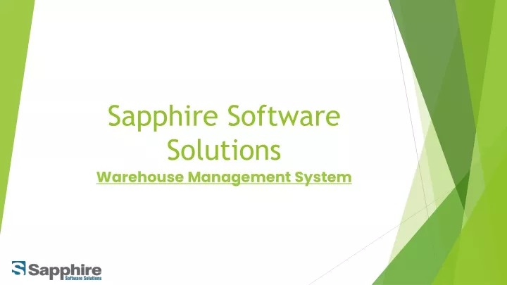 sapphire software solutions