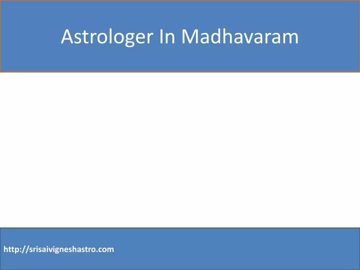 astrologer in madhavaram