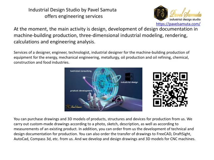 industrial design studio by pavel samuta offers