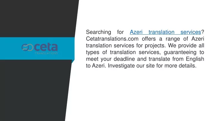 searching for azeri translation services