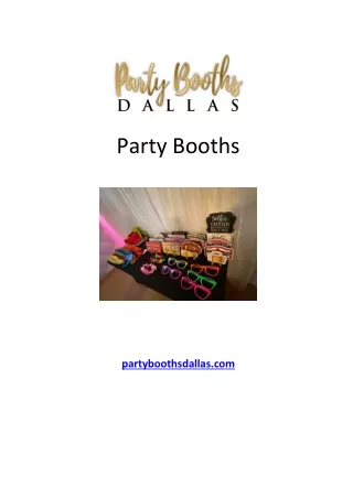 Party Booths