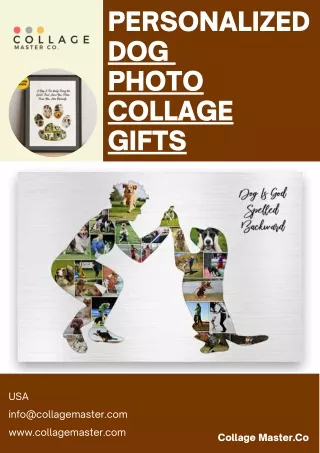 Personalized Dog  Photo Collage Gifts