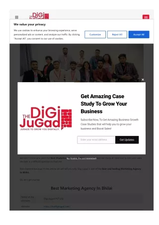 Find The Best Digital Marketing Agency In Bhilai