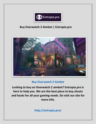 Buy Overwatch 2 Aimbot | Entropia.pro