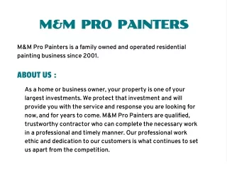 m m pro painters